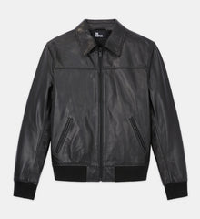 Leather Jacket | Men | Black