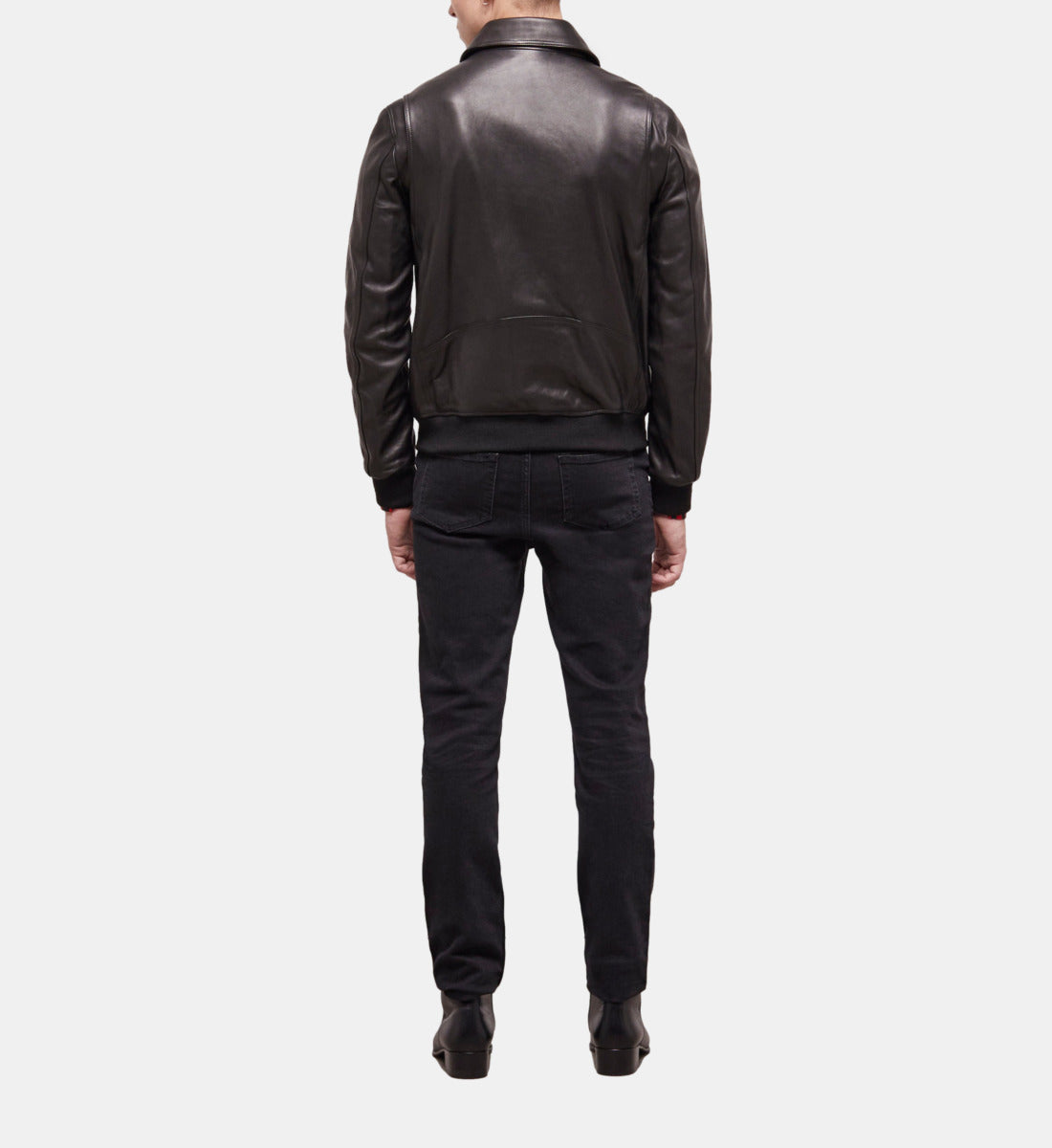 Leather Jacket | Men | Black