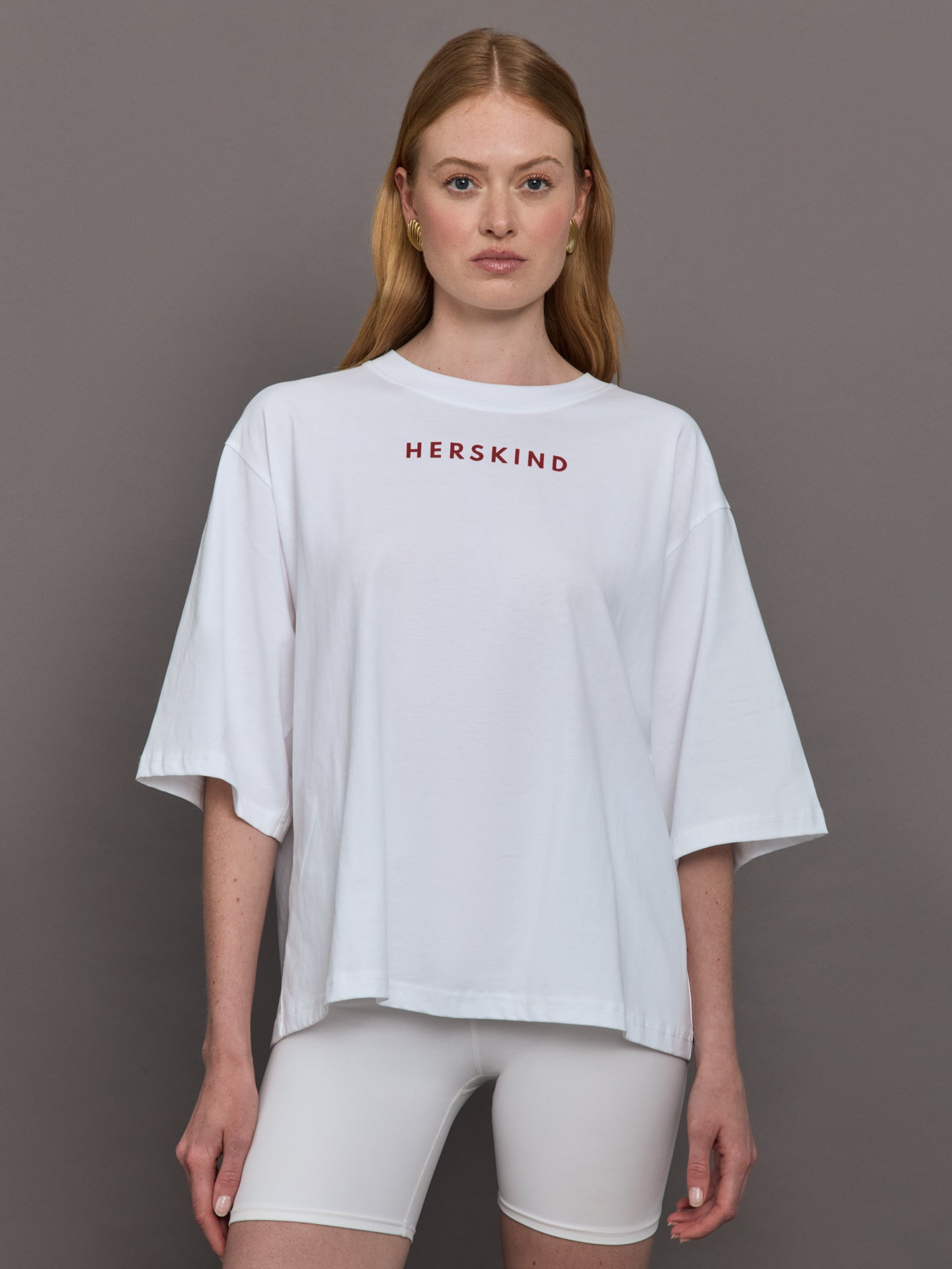 Herskind T-Shirt | White/Red Logo