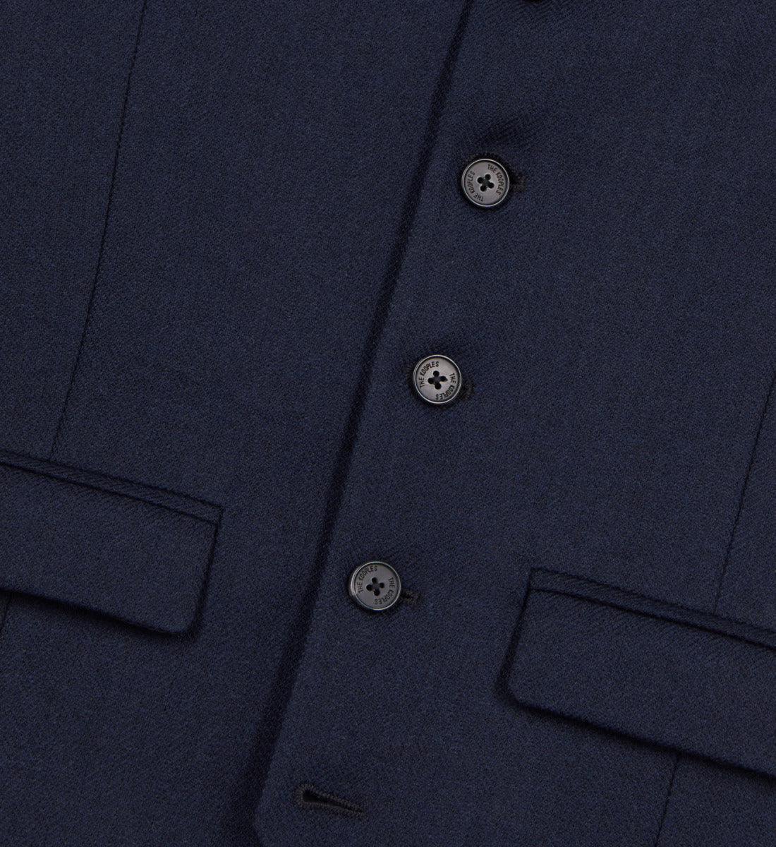 Blue Wool Blend Waistcoat | Men | Dark Navy