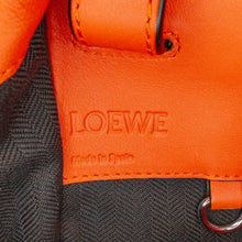 Loewe | Pre-Owned Small Leather Hammock Satchel | Orange