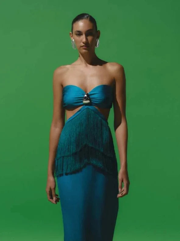 Dua Maxi Dress | Emerald Green