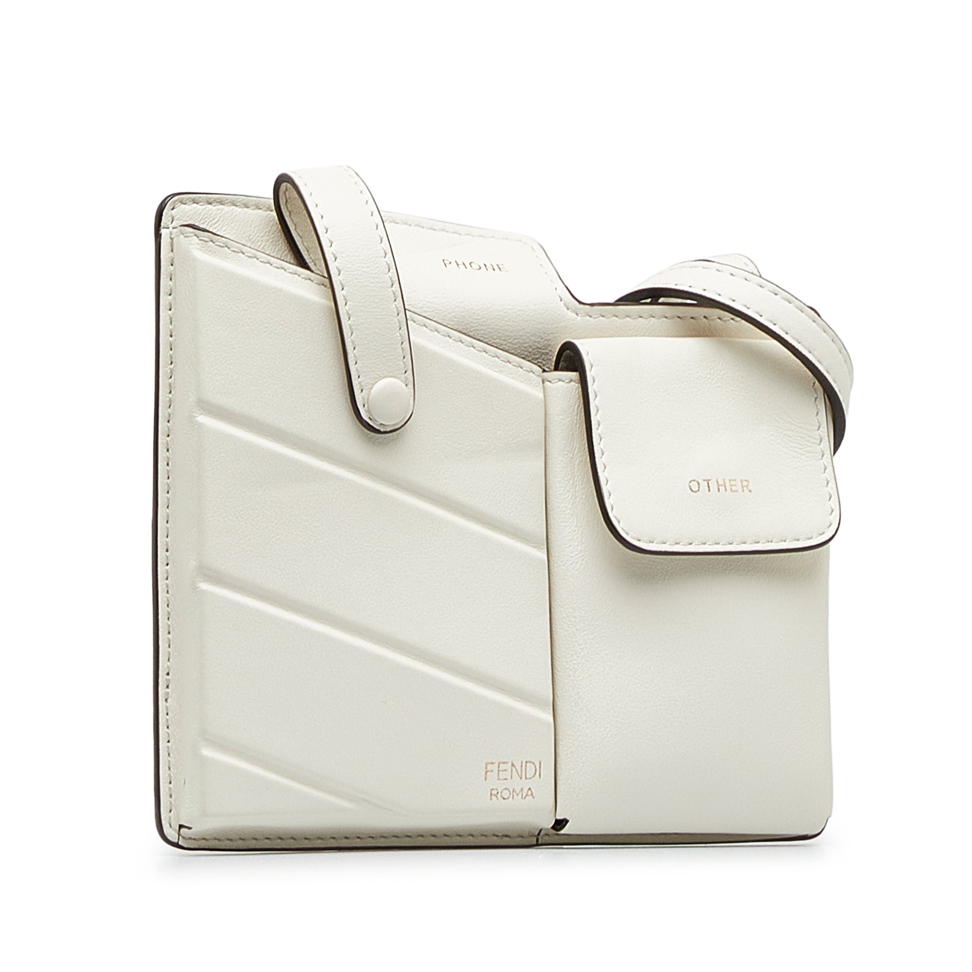 Fendi | Pre-Owned Bustine Mini Century | White