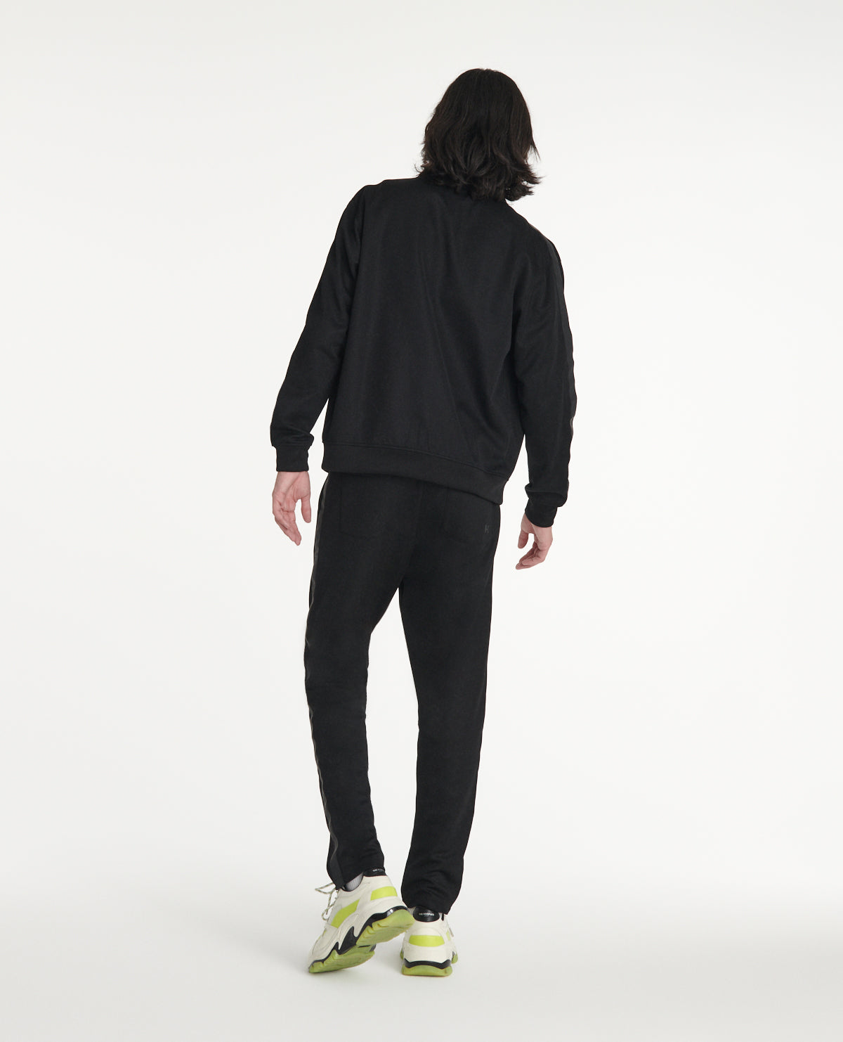 Joggers In Cotton With Logo Band | Men | Black