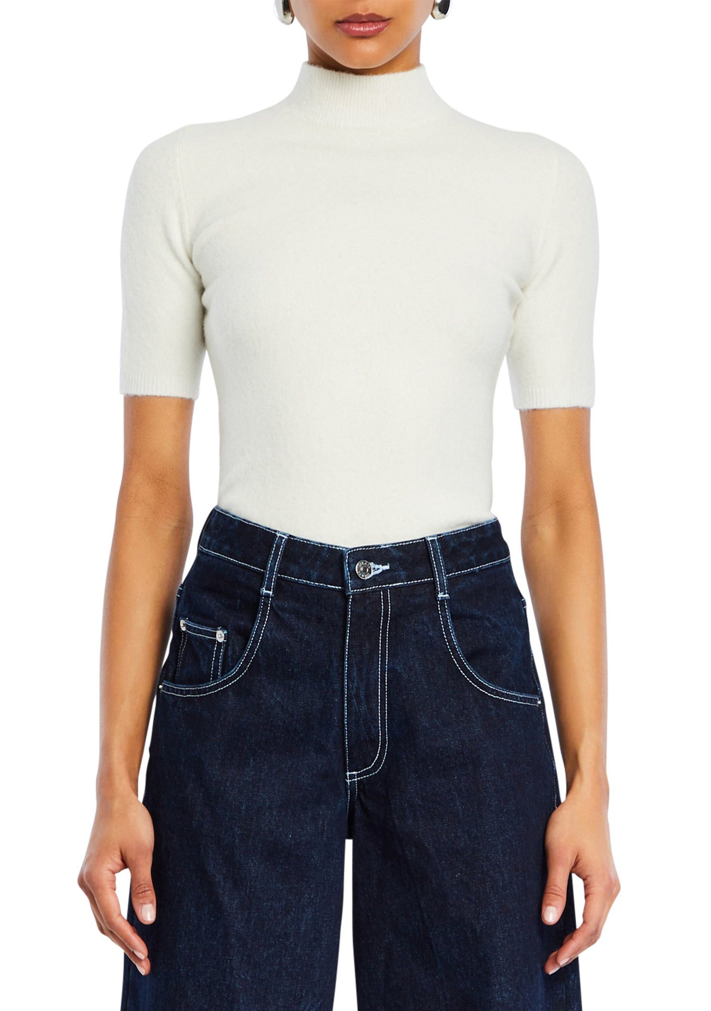 Womens | Yael Knit Top | Eggshell