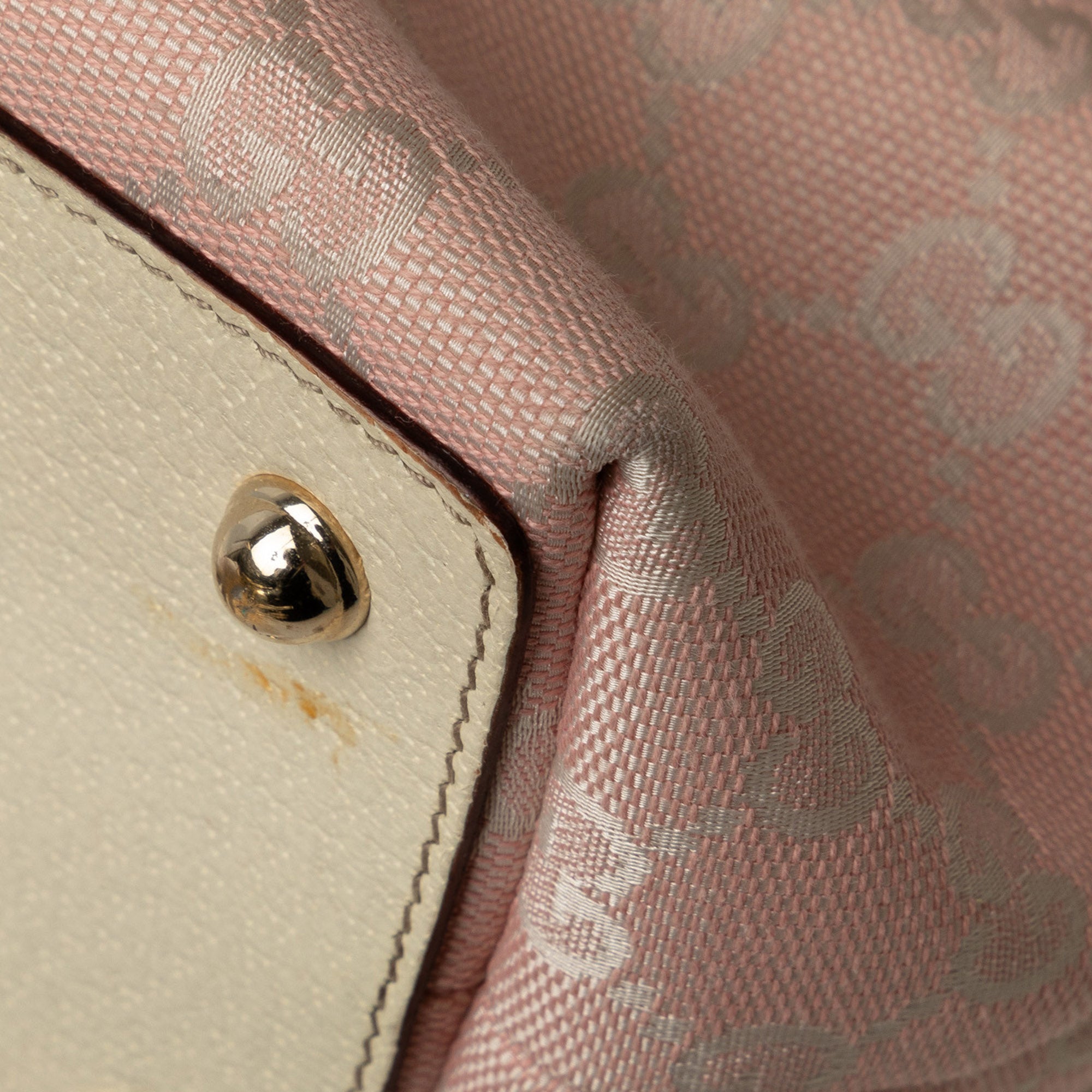 Gucci | Pre-Owned GG Canvas Eclipse Shoulder Bag | Pink/Light Pink