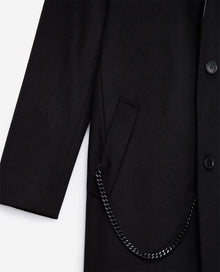 Kimono Collar Coat | Men | Black