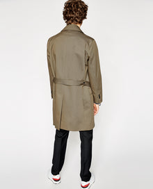 Double-Breasted Trench Coat | Men | Camel