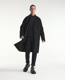 Double-Faced Wool Coat | Men | Black