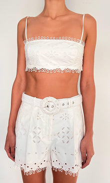 Womens | Adya Cotton Cambric Bandeau - I | Off White