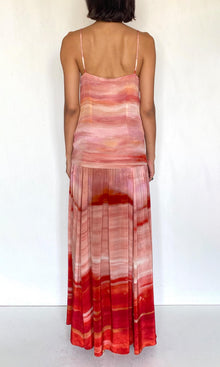 Womens | Asma Viscose Natural Crepe Maxi Dress | Multi