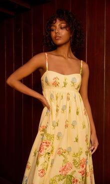 Womens | Dhun Cotton Poplin Long Dress | Multi