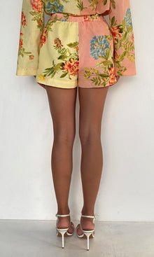 Womens | Dhun Linen Cotton Shorts | Multi