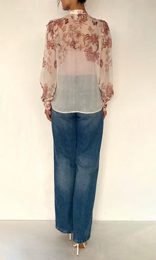 Womens | Diza Viscose Crinkle Chiffon Shirt | White