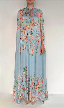 Womens | Elza Flat Chiffon Maxi Dress | Multi
