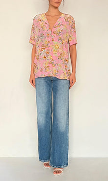 Womens | Inv Viscose Crepe Shirt | Pink