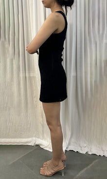 Womens | Inv Viscose Short Dress | Black