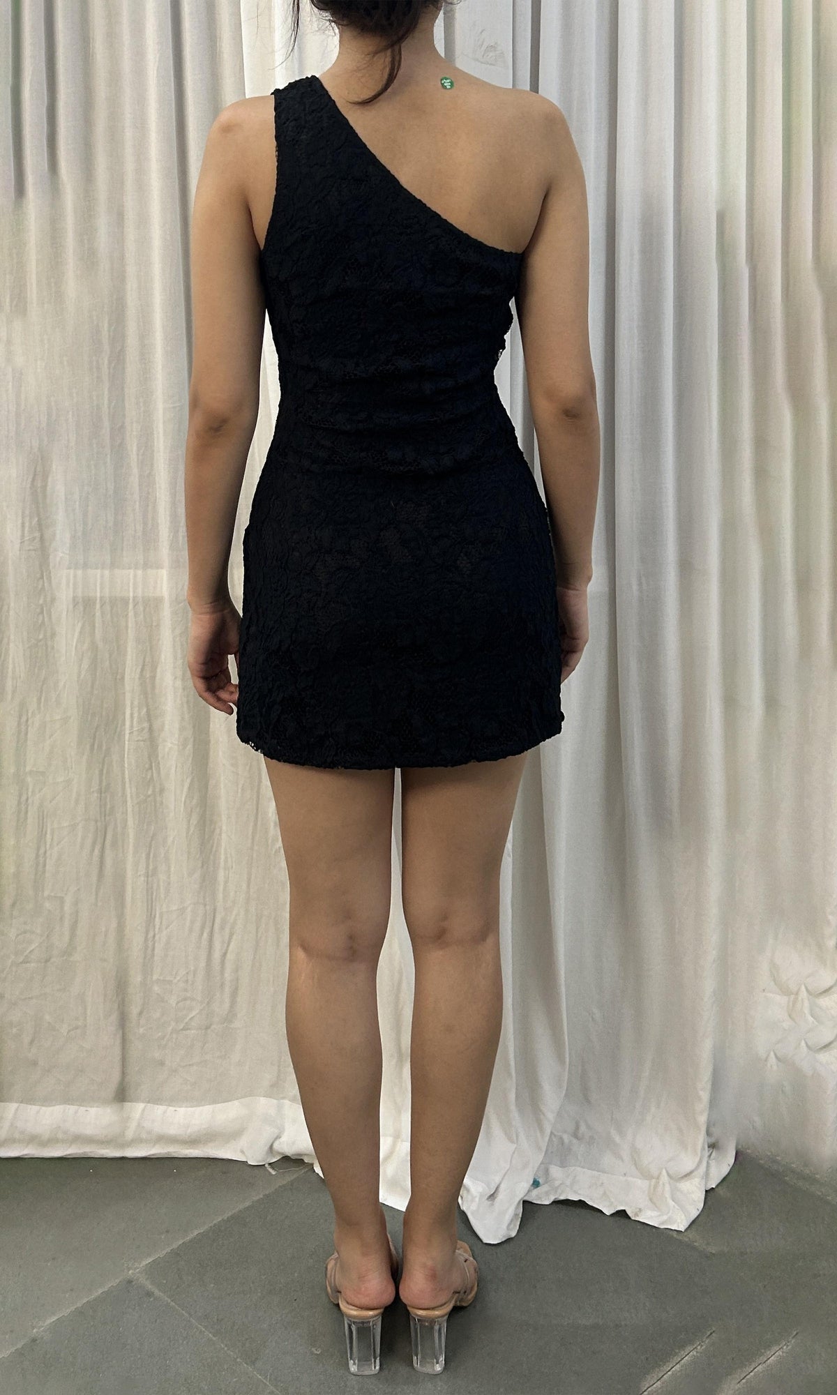 Womens | Inv Viscose Short Dress | Black