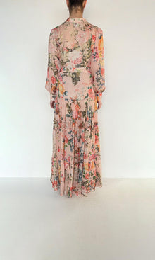 Womens | Inv Viscose Lurex Long Dress | Pink