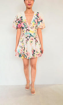 Womens | Inv Organza Teien Short Dress | White