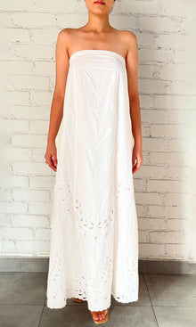 Womens | Inv Cotton Long Dress | White