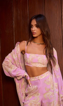 Womens | Jiah Heavy Crepe Bralette | Lilac