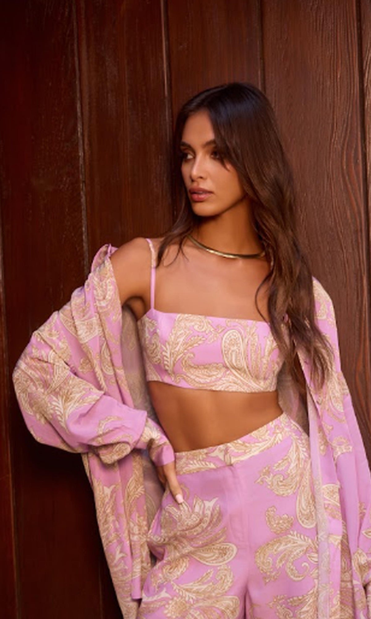 Womens | Jiah Heavy Crepe Bralette | Lilac