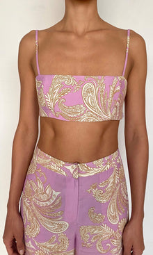 Womens | Jiah Heavy Crepe Bralette | Lilac