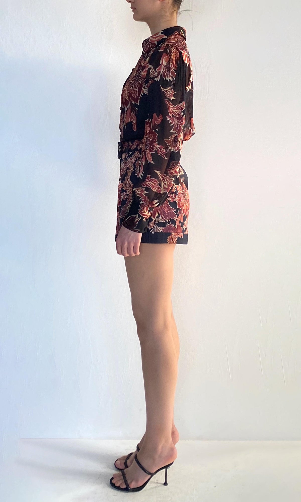 Womens | Johi Viscose Flat Chiffon Shirt | Black