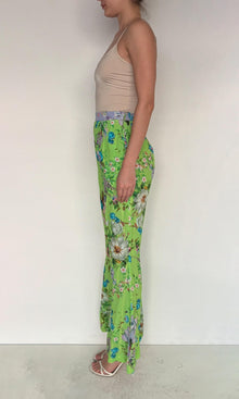 Womens | Laya Moss Crepe Pants | Green