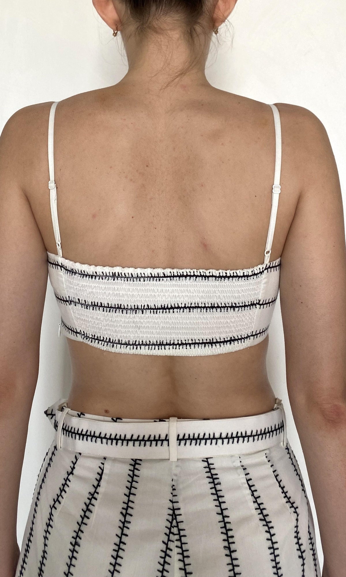 Womens | Rekh Organza Bandeau | White