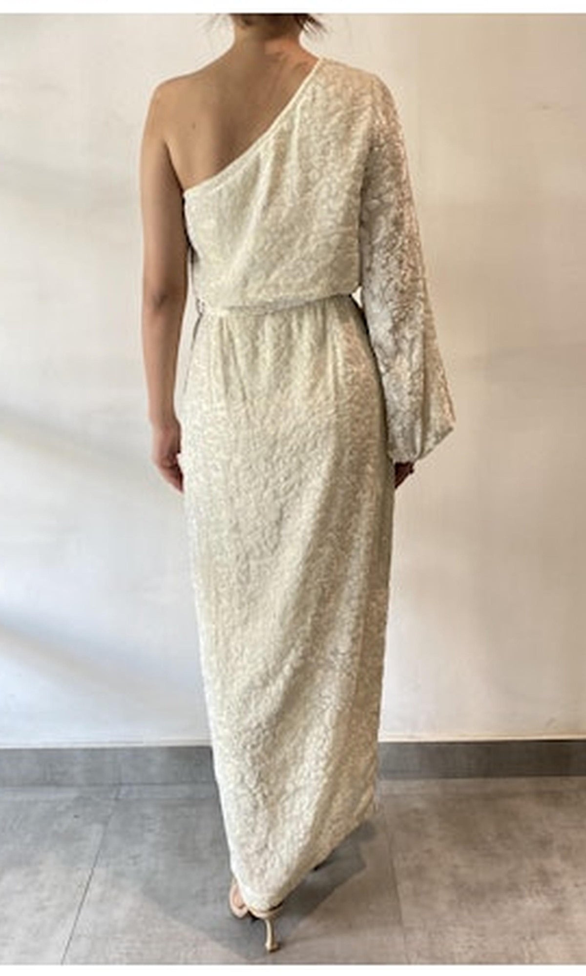 Womens | SL Velvet Brasso Long Dress | White