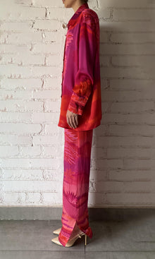 Womens | Soma Polyester Pants | Red Multi