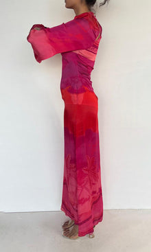 Womens | Soma Polyester Satin Long Dress | Pink