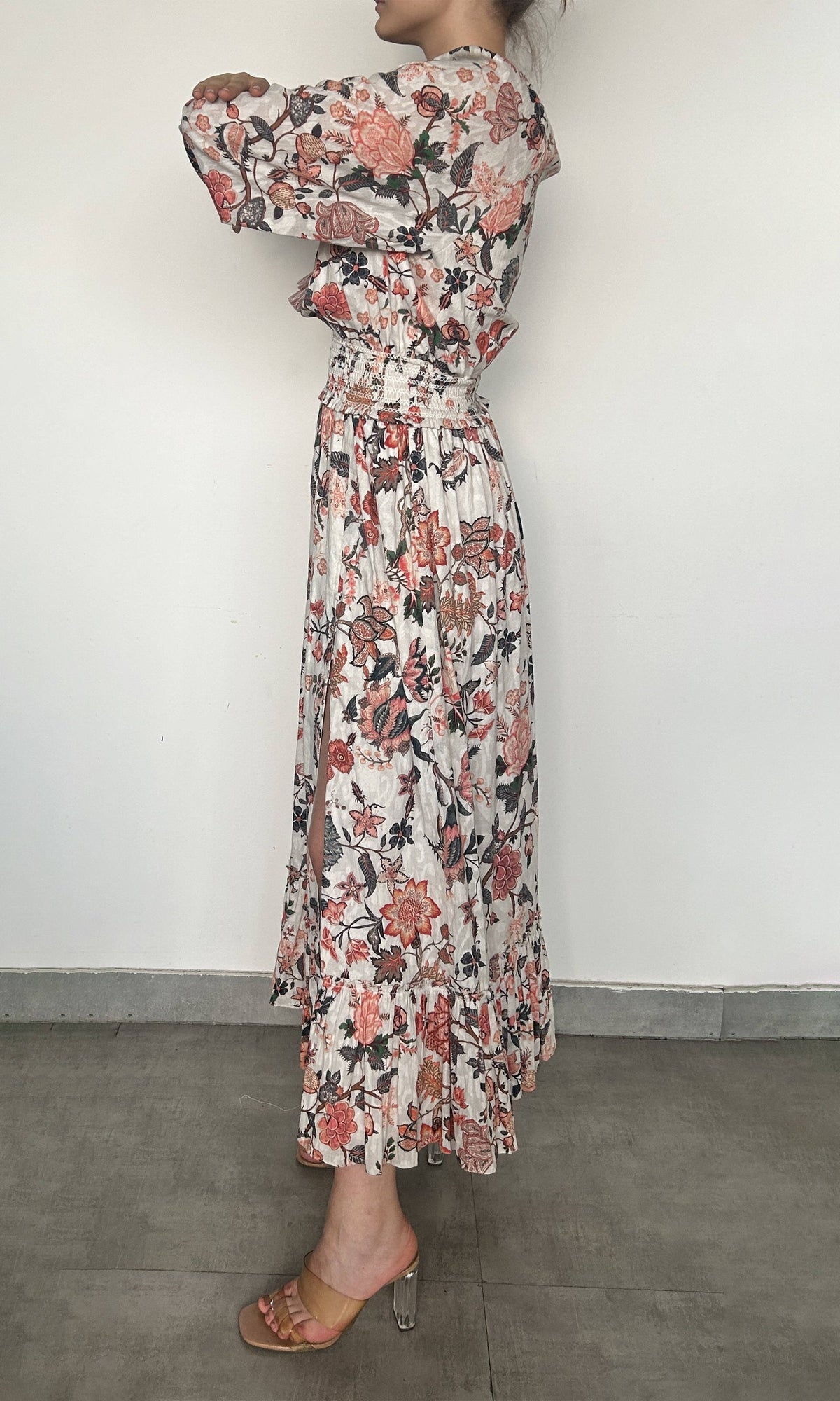 Womens | Tana Cotton Long Dress | Multi