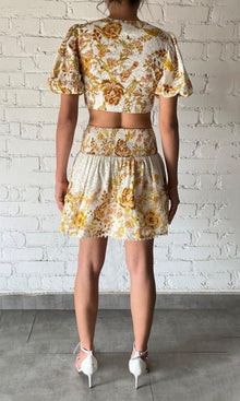 Womens | Tora Cotton Schiffly Mini Skirt | Off White