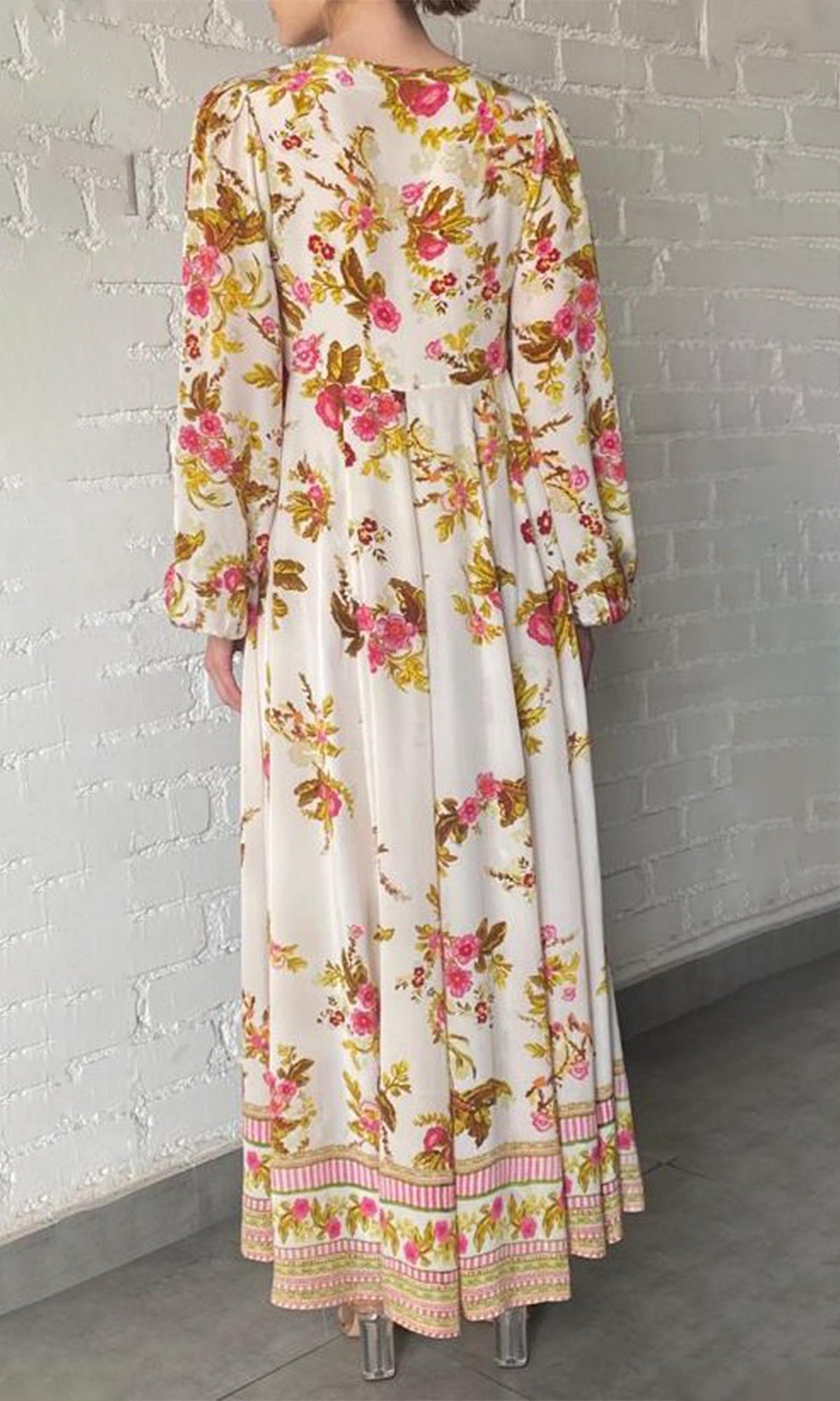 Womens | Zinia Bemberg Cupro Crepe Long Dress | White