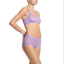 Unlined Mesh Underwire Bra | Grape Juice (Purple)