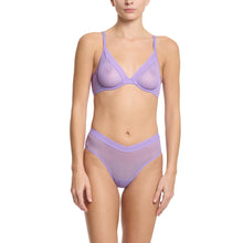 Unlined Mesh Underwire Bra | Grape Juice (Purple)