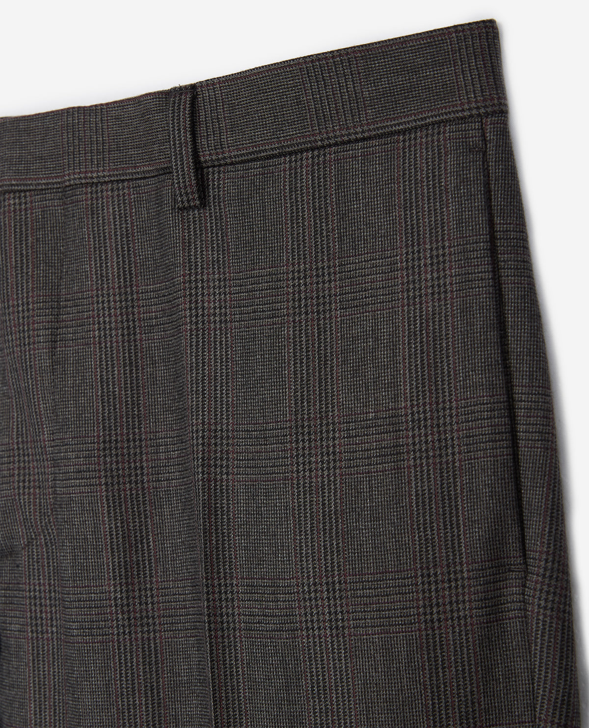 Prince De Galles Suit Trousers | Men | Grey Burgundy