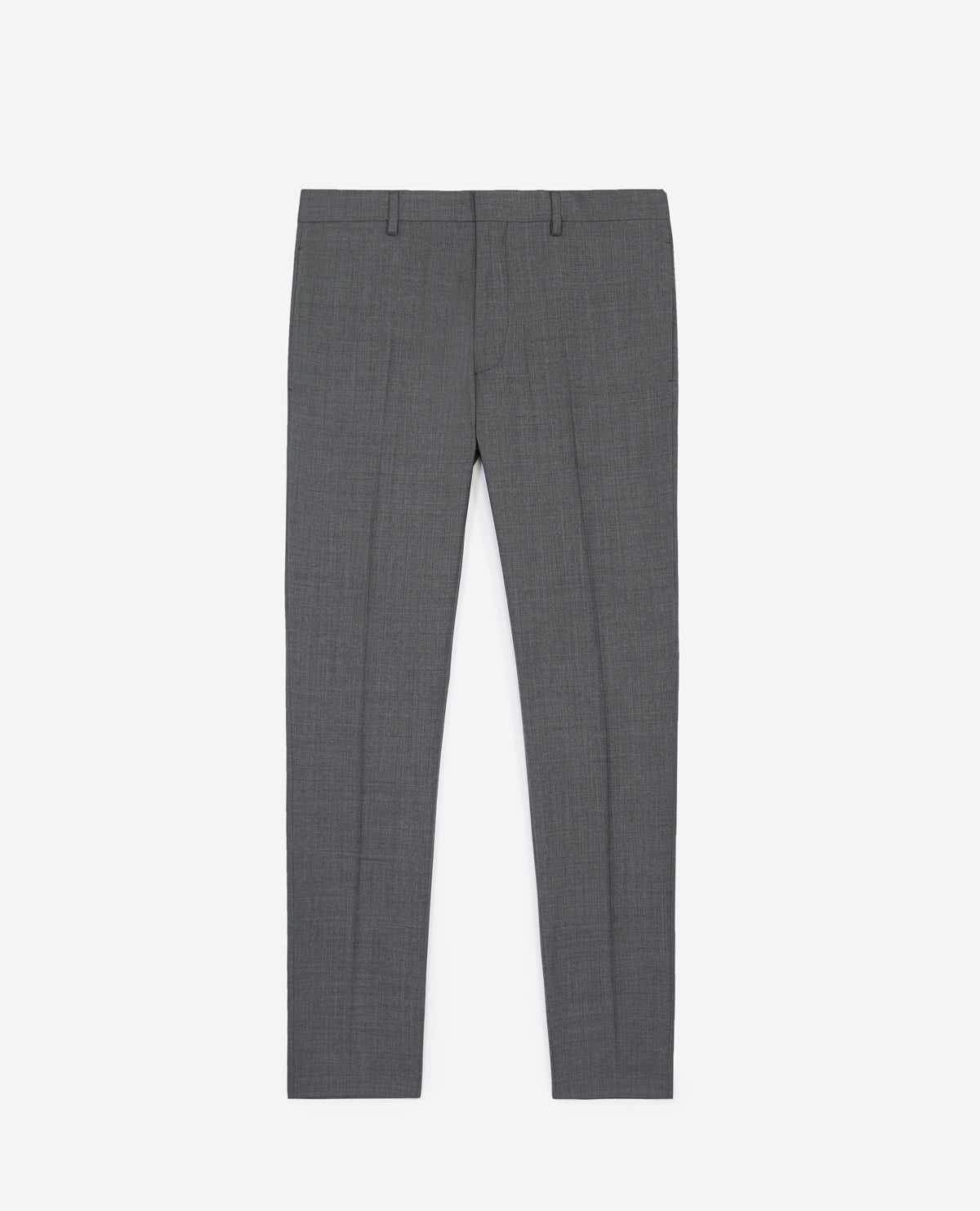 Gray Wool Suit Pants With Pockets | Men | Grey