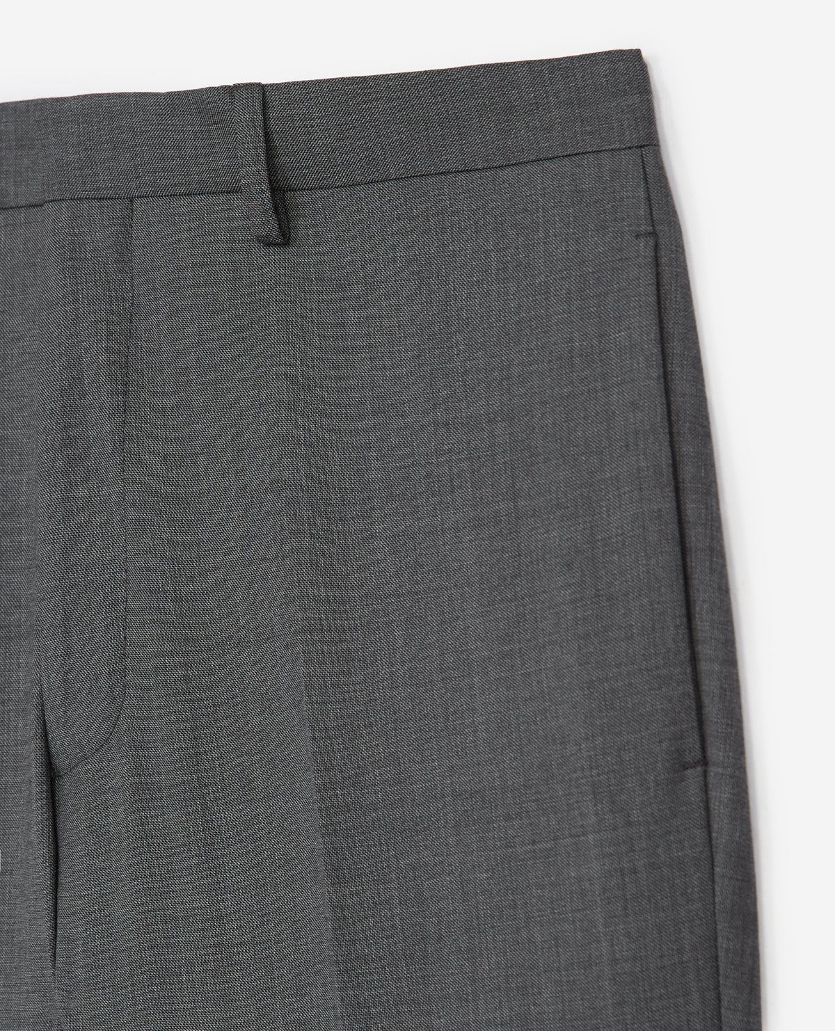 Gray Wool Suit Pants With Pockets | Men | Grey