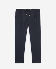 Blue Wool Suit Pants With Piping | Men | Navy