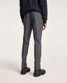 Slim-Fit Gray Suit Pants In Wool | Men | Grey