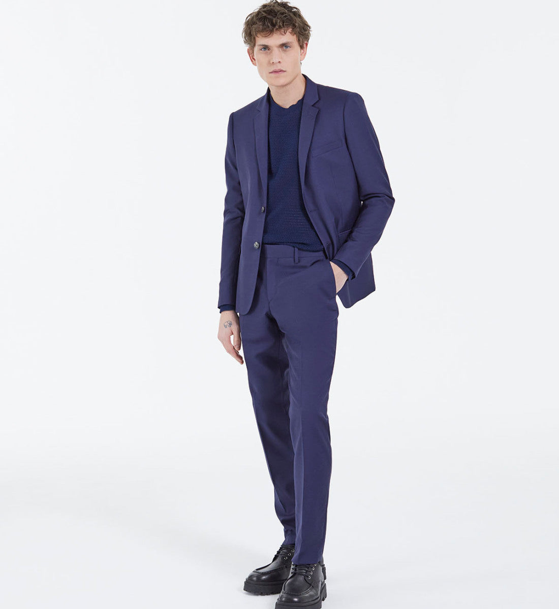 Suit Pants | Men | Navy