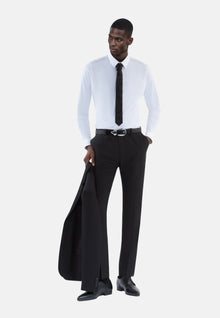 Wool Suit Pants Slim Fit | Men | Black