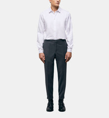 Gray Wool Suit Pants | Men | Grey