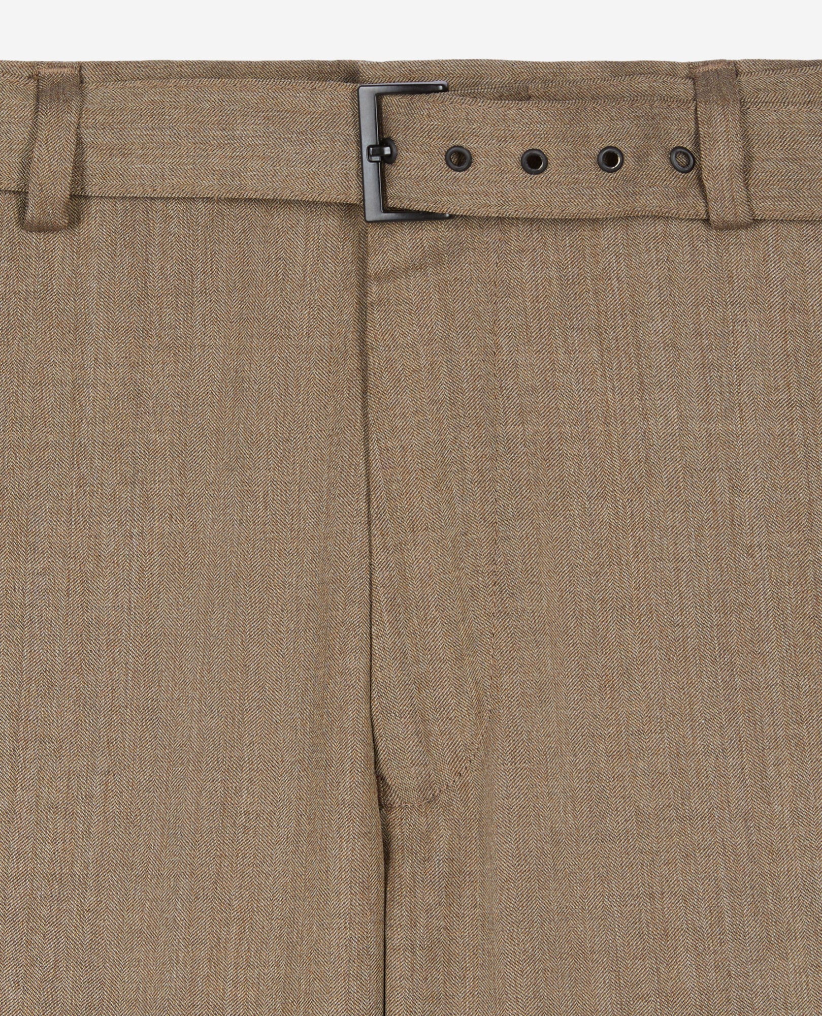 Light Wool Suit Trousers | Men | Brown