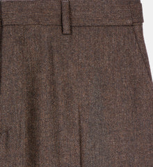 Wool-Blend Suit Trousers | Men | Brown