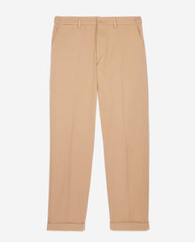 Cotton Trousers | Men | Camel